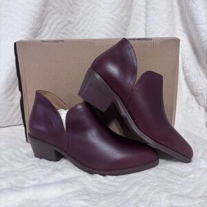 Nisolo Women's Burgundy Ankle Boots